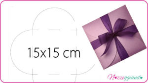 Petali Copertina sagoma 15x 15