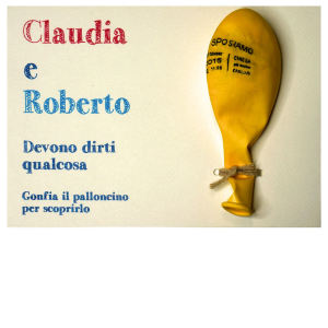 Partecipazione Palloncino tutorial quadrato
