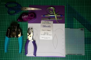 Materiali per invito addio al nubilato corsetto sexy