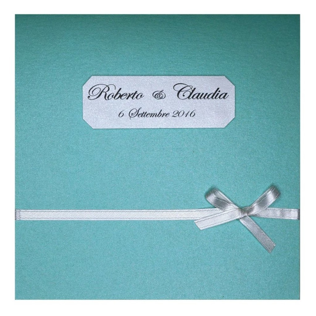 Partecipazioni di nozze Tiffany